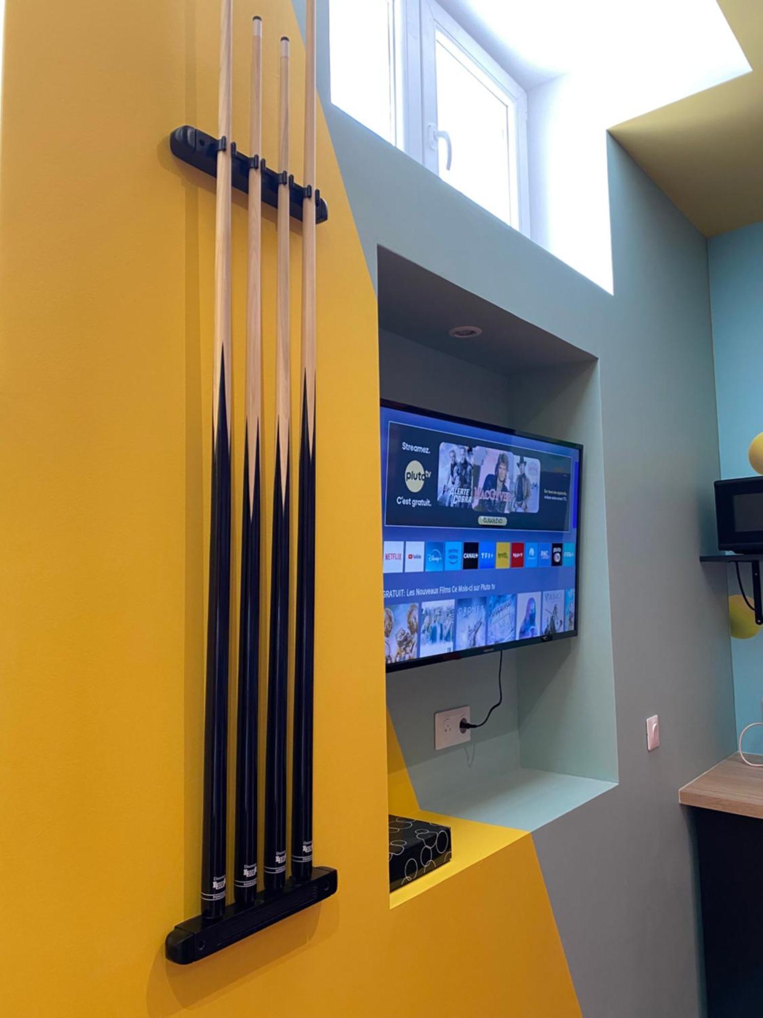 Capsule Bonbon - Balneo - Sauna - Billard - Nintendo Switch Douai Bagian luar foto