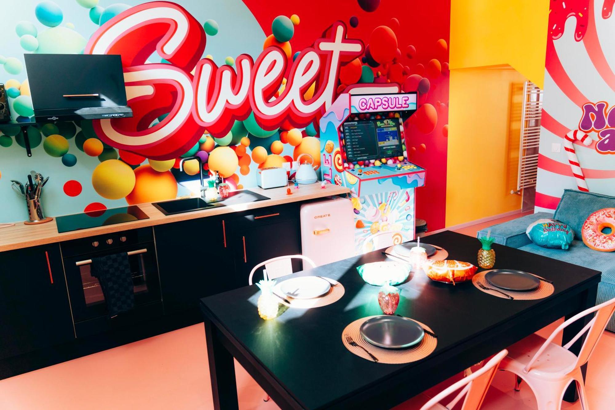 Capsule Bonbon - Balneo - Sauna - Billard - Nintendo Switch Douai Bagian luar foto