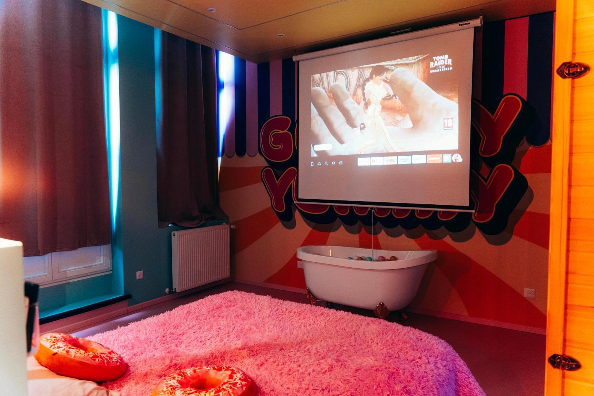 Capsule Bonbon - Balneo - Sauna - Billard - Nintendo Switch Douai Bagian luar foto